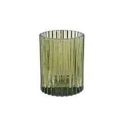 DUNI Kerzenhalter Comodo, 70 x Ø 55 mm 194593 , 1 Karton = 6 Stück, Farbe: jägergrün