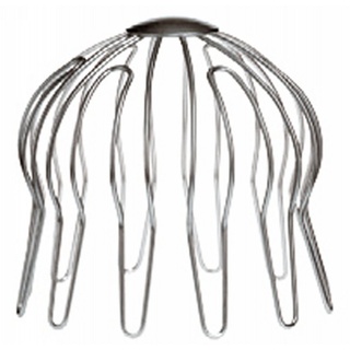 Grömo Edelstahl Laubsieb DN100 mm Laubfangsieb für Fallrohr 100 mm, Silber