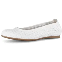 Gabor Ballerina GABOR "Eleganter Ballerina", Damen, Gr. 37,5, creme, Schuhe Ballerina