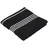 Handtuch 50 x 100 cm schwarz-weiß