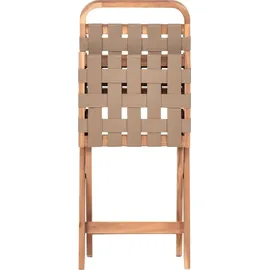Beliani Balkonset 3-tlg. Braun/Beige
