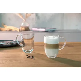 LEONARDO 6er Set Leonardo Latte-Macchiato-Becher Napoli 380 ml Glas Transparent Klar