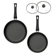 hoffmann germany STONIQ Pfannen-Set 4-tlg. 24 cm + 28 cm