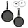 hoffmann germany STONIQ Pfannen-Set 4-tlg. 24 cm + 28 cm