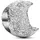 Pandora Strukturierter Mond Silber 794054C00