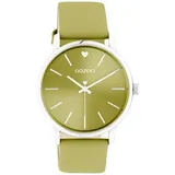 Oozoo Damen Uhr Timepieces ockergelb Analog Quarzuhr UOC10986 - Weiß