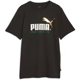 Puma No. 1 Logo Celebration Herren T-Shirt, schwarz - S