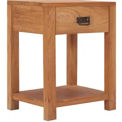 Nachttisch 35x35x50 cm Massivholz Teak