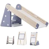 Kleinkind Rutsche 4in1 umbaubar zu Standtafel Tafel Basketballkorb Trittleiter
