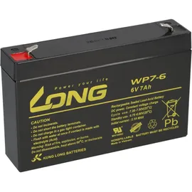KungLong AGM BLEI AKKU BATTERIE 6V 7Ah kompatibel für USV BLEIGEL GEL 7,2Ah + LADEGERÄT