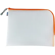 Herma Reißverschlusstasche, 36x28cm orange