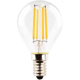 Müller-Licht LED-Tropfenform, klar E14/4Watt/ Energie E Glas