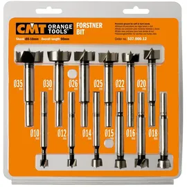 CMT Forstnerbohrer Satz 12 Stück S=8/10 L=90