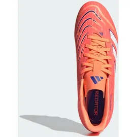 adidas Predator Club Fußballschuhe für Kunstrasen, Hart- und Aschenplätze weiß|orange 41 1/3