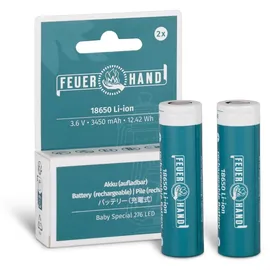 Feuerhand Akku für Baby Special 276 LED 2er Set, aufladbar)