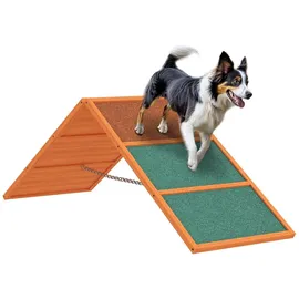 PawHut Agility-Wippe 173 x 59 x 66 cm Orange