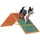 PawHut Agility-Wippe 173 x 59 x 66 cm Orange