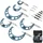 Vevor Bügelmessschraube 4-tlg. Set, Mikrometer mit Messgenauigkeit von 0,0001/0,0002 Zoll, Messschraube für Metallbearbeitung & Maschinenbau, mit Schutzkoffer, 0-1/1-2/2-3/3-4/4-5/5-6 Zoll