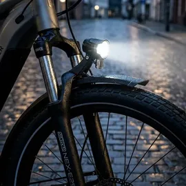 B&M Busch + Müller Scheinwerferhalter Kunstoff, für Suntour NCX-E25/Mobie lang