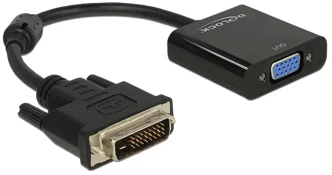 DeLOCK 0.16m DVI-D/VGA 0,245 m VGA (D-Sub) Schwarz