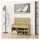 vidaXL Schuhbank 80 x 30 x 45 cm Eiche braun