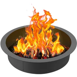 VEVOR Feuerstelle Feuering Feuerschale Lagerfeuer Metall 1143mm Garten Terrasse