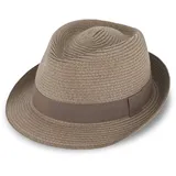 Fiebig Trilby Strohhut grau 55