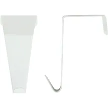 Riffelmacher & WEINBERGER Türhaken Riffelmacher Tür-Wandhaken universal weiß