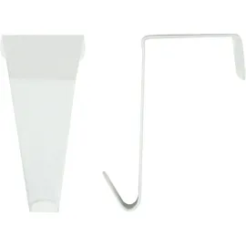 Riffelmacher & WEINBERGER Türhaken Riffelmacher Tür-Wandhaken universal weiß