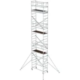 Günzburger MUNK Klappgerüst 0,75 x 1,80 m mit Ausleger, Plattformhöhe 6,80 m