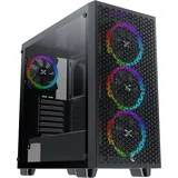 XIGMATEK EN42522 Gaming G Pro Schwarz ARGB, 4 Lüfter, Glasfenster