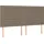 vidaXL Boxspringbett 180 x 200 cm Taupe