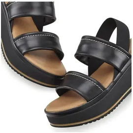 LASCANA Plateausandaletten Damen Schwarz 40