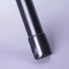 VCM Sitzhocker 2er Set Schwarz