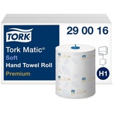 Tork Matic® Rollenhandtuch für System H1 - 6 Rollen 21 cm x m, weiß, 2-lagig