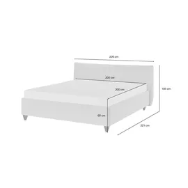 Ruf Polsterbett Mit Boxspringunterfederung Casita ¦ beige ¦ Maße (cm): B: 226 H: 105