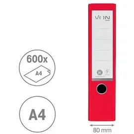 von leitz VON DIN A4 80 mm Rot 1 St.