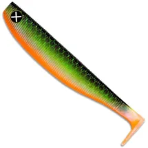 Monkey Lures Fat Lui - 9 cm, 11 cm, 14 cm, 18 cm, 23 cm - Big L Köder, Gummifisch, Angelköder, Softbait, Hechtköder, Kunstköder Angeln, Gummiköder, Watermelon, 9 cm