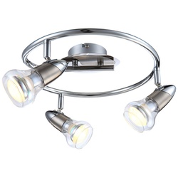 12 Watt LED Decken Lampe Spot Rondell Leuchte schwenkbare Beleuchtung Globo 54537-3