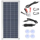 Eurowagens 15W Solarpanel 12V Solarzelle Für Telefon Wohnmobil Auto MP3 PAD