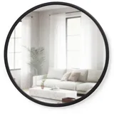 Umbra Wandspiegel rund, schwarz,
