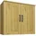 Home Affaire Hängeschrank HOME AFFAIRE "Meliss", natur, B:80cm H:75cm T:36cm, Massivholz, Schränke, Hängeschrank, aus massiver Kiefer, Breite 80 cm, Soft-Colse-Funktion