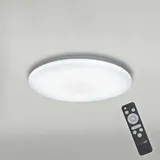 MegaLight SHINING BASIC FLAT, LED Deckenleuchte 38cm 24W mit Fernbedienung,