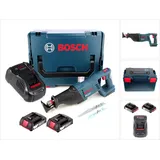 Bosch GSA 18 V-LI Professional inkl. 2 x 2,0 Ah + Ladegerät + L-Boxx