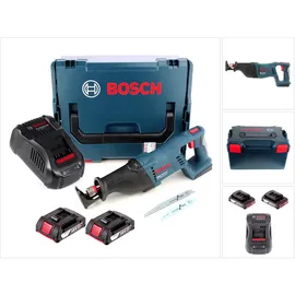 Bosch GSA 18 V-LI Professional inkl. 2 x 2,0 Ah + Ladegerät + L-Boxx