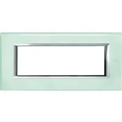 Legrand HA4806VKA Abdeckrahmen AXOLUTE: 6 Module, Farbe: Kristallglas