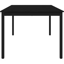 vidaXL Esstisch 200 x 75 x 100 cm schwarz