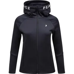 Peak Performance Rider Fleecejacke Damen in black, Größe L - schwarz