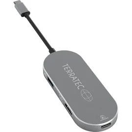 Terratec Connect C5 USB-C Adapter HDMI/USB 3.0 Silber