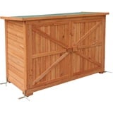 MCombo Gartenschrank Outdoor-Schrank Werkzeugschrank Geräteschuppen Holz1280